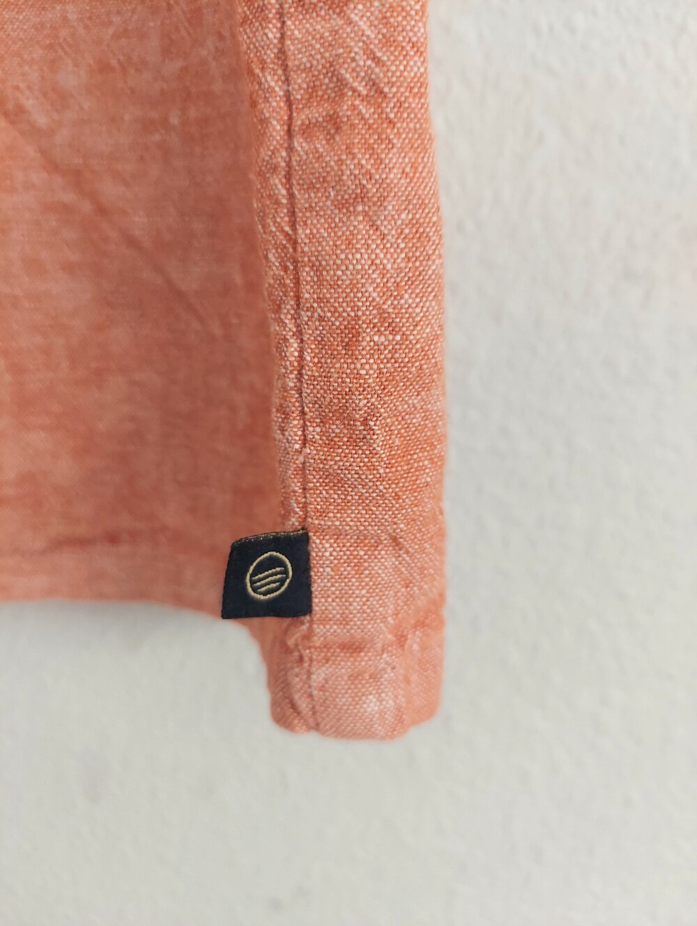 United By Blue Hemp Cotton Blend Mini Orange Skirt Medium Sustainable Granola - Picture 4 of 9